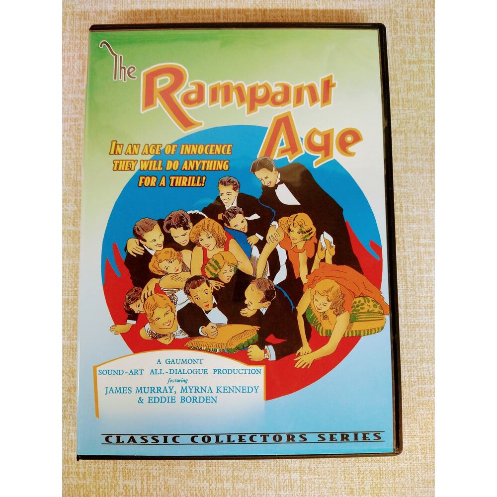 DVD Rampant Age - Classic 1930 - James Murray / Merna‎ Kennedy / Eddie Borden